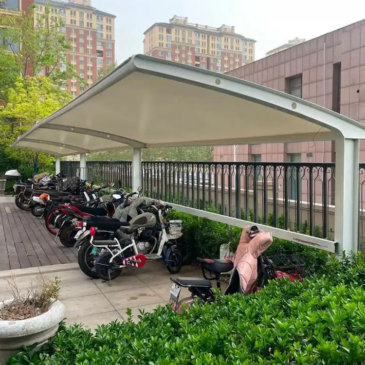 察雅县膜结构电动车棚